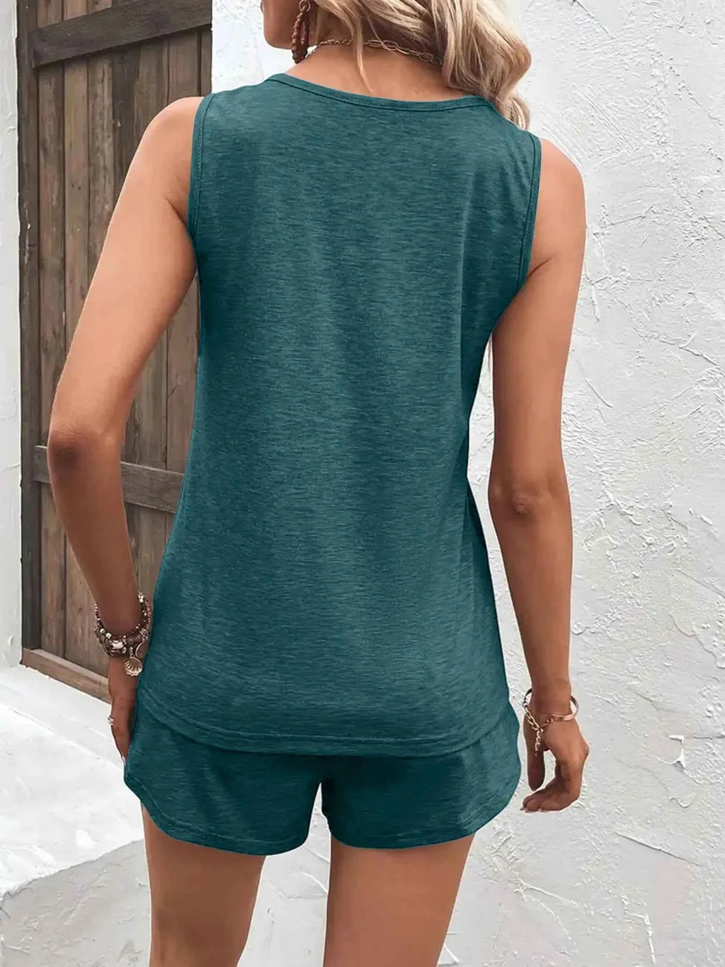 Casual Wide Strap Tank Top and Shorts Set 30f138da02cc4b6b868c93c8432cf363-Max-Origin