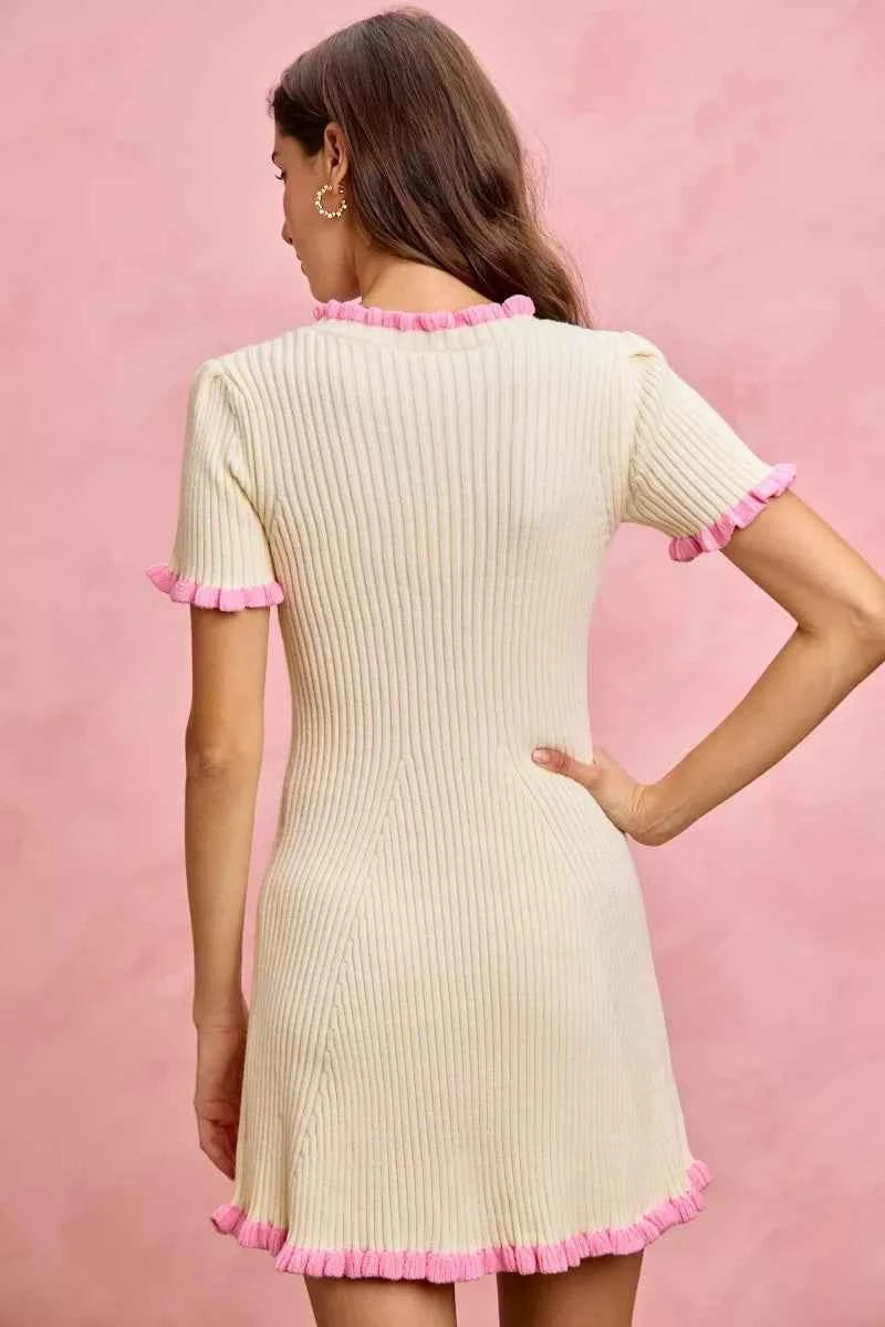 Contrast Ruffled Sweater Knit Mini Dress 30fa9f38240642fdb0a1567bfbed6dc4-Max-Origin