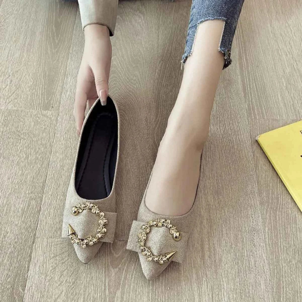 Point Toe Flat Slip-Ons Beige 313db8ea43804566b5f4d7106c72ec03-Max-Origin