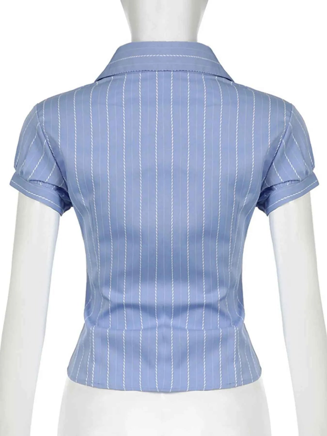 Striped Button-Down Collared Neck Shirt 313e7b11-0a32-43d3-9c0f-4619f416d0bb-Max-Origin