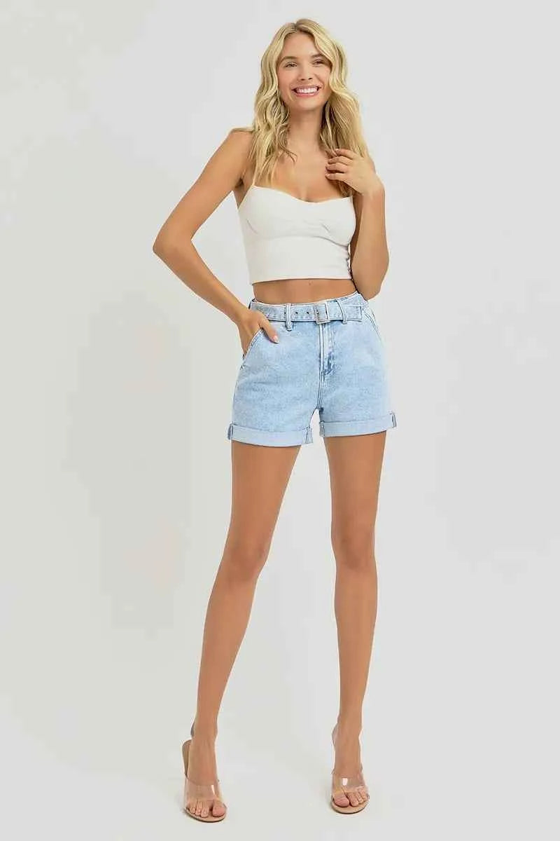 Full Size High Rise Belted Roll Up Shorts Plus Size 316bd85d679d4cb882dde7d67cfefe06-Max-Origin