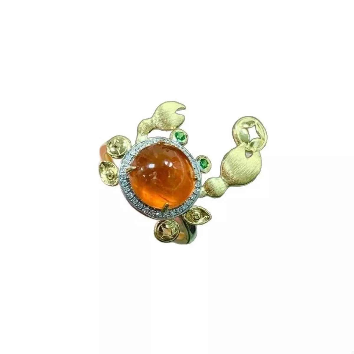 18K Gold-Plated Crab Ring 317b8dbb-b03c-4325-a3b4-9bb66fda3f8b-Max-Origin