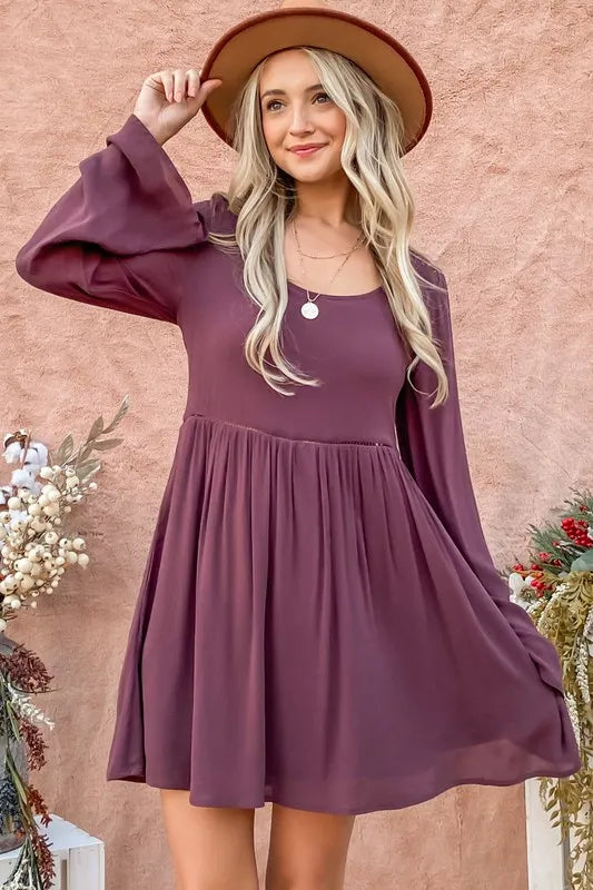 And The Why Back Lace Button Down Detail Bell Sleeve Dress 319c78d5348d4204956f4890790b04b4-Max-Origin