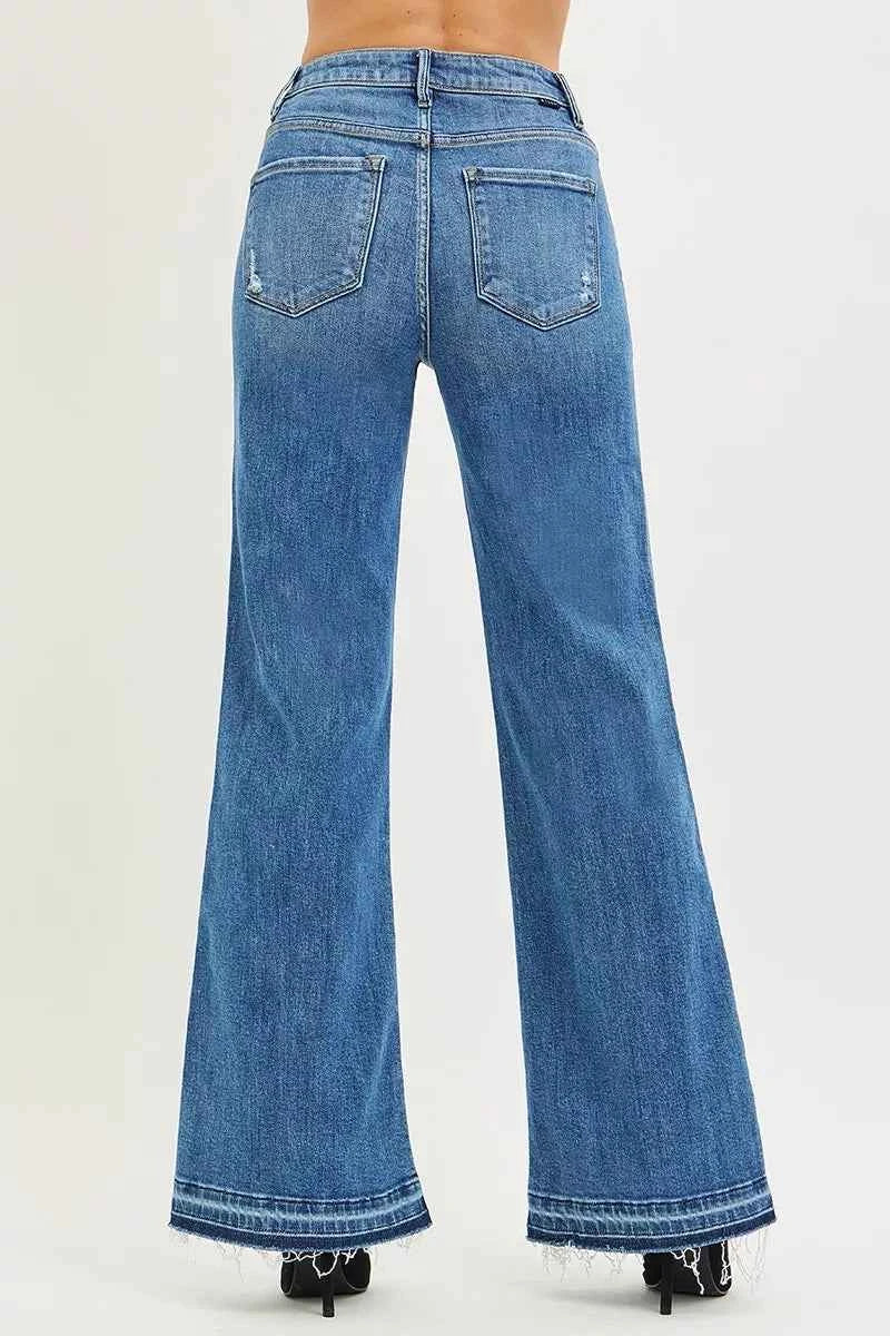 RISEN High Rise Wide Leg Jeans With Released Hem 31a5d1c8cfb6479384b00b2180ddb6b8-Max-Origin