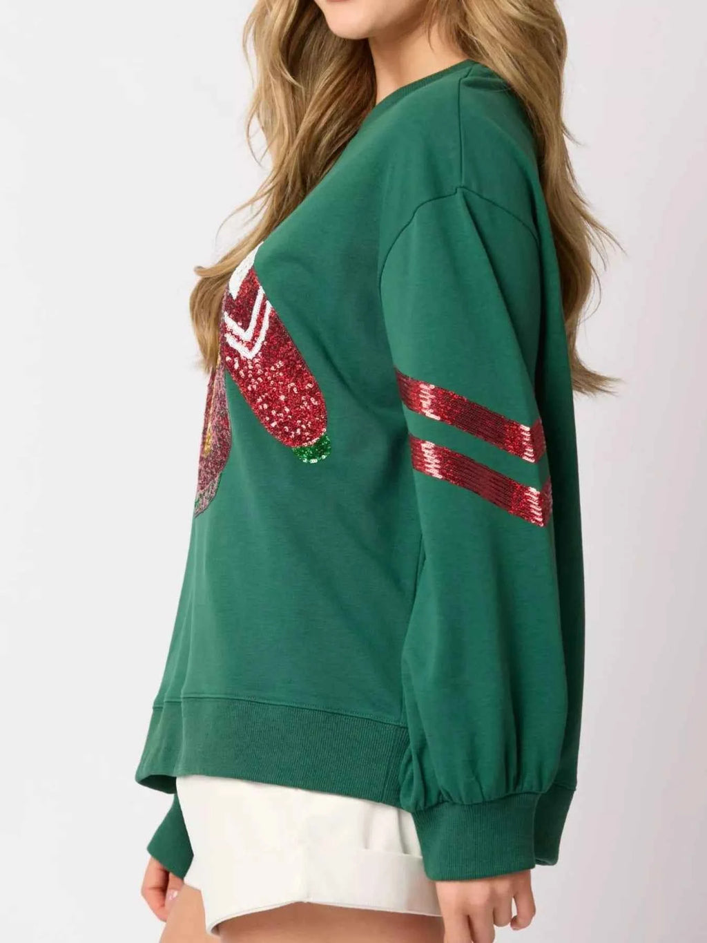 Christmas Sequin Santa Hat Holiday Sweatshirt 31d59bf5-c761-4579-96b9-51b512288096-Max-Origin