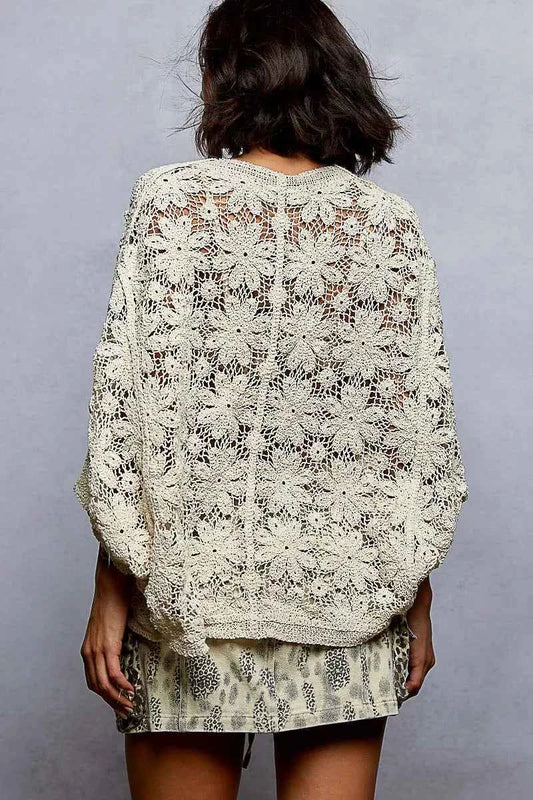 Crochet Knit Lightweight Cardigan 31e10384-0623-4d2d-a8c9-6d119a5da063-Max-Origin
