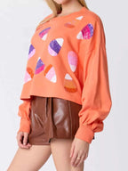 Halloween Candy Sequin Long-Sleeve Sweatshirt 3238094a-ad5f-46b4-a4bb-fe0dda5b951d-Max-Origin