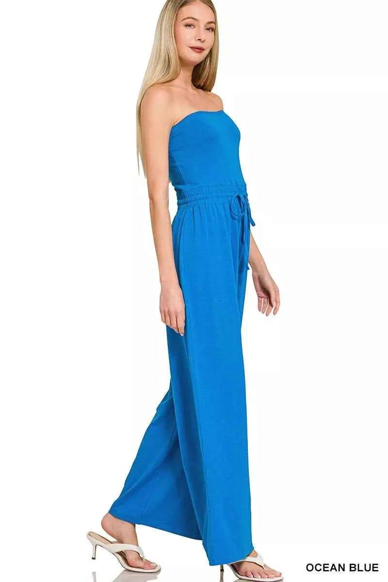 Zenana Tube Top Jumpsuit with Drawstring Waist 325c36c2a62641b4aced6005afa9385e-Max-Origin