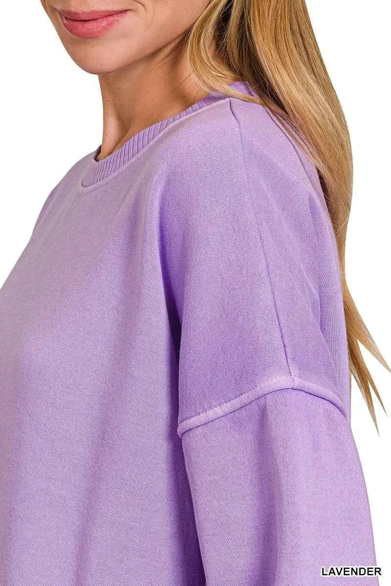 Zenana Pigment Dye Fleece Hi-low Hem Sweatshirt With Pocket 32eadca0c3b04d518a2dd2ea3d7d954b-Max-Origin