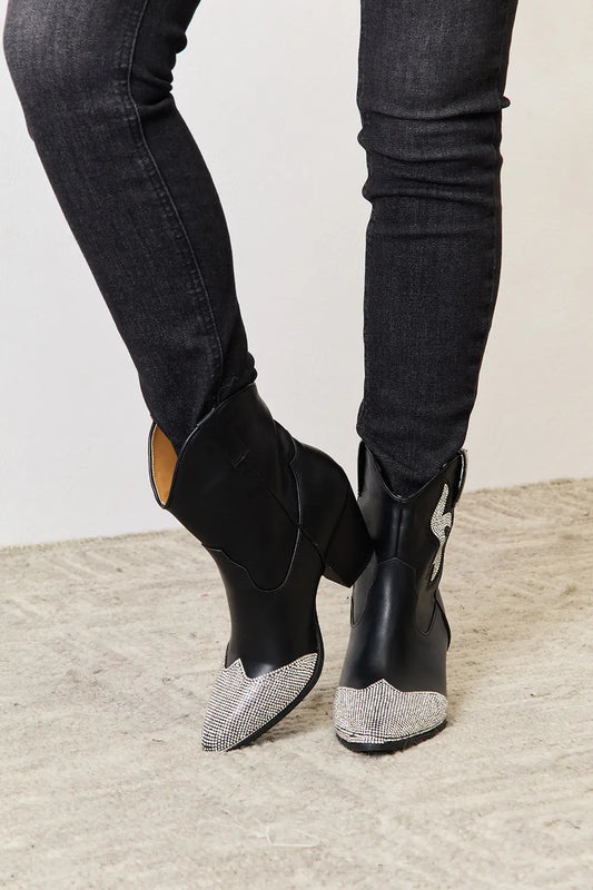 East Lion Corp Rhinestone Pointed Boots 32ed3869649c4bb69208f304d50eadf3-Max