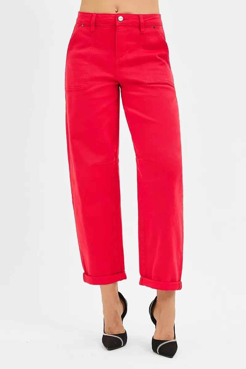 RISEN High Rise Ankle Cuffed Barrel Pants 32f6a2c0-ec88-45ca-a081-954667658ffb-Max-Origin