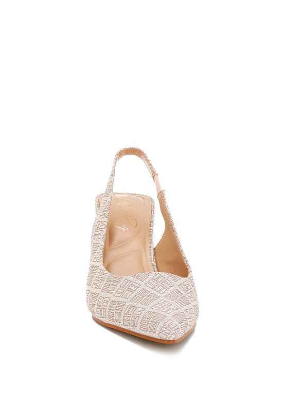 Faina Pointed Toe Kitten Heel Pumps 32fd85c2-202f-431c-9067-f23f7a3a2189