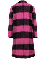 Plaid Double-Breasted Long Sleeve Coat 33107f6b-a6bd-45b1-9a99-5665b4c78a85-Max