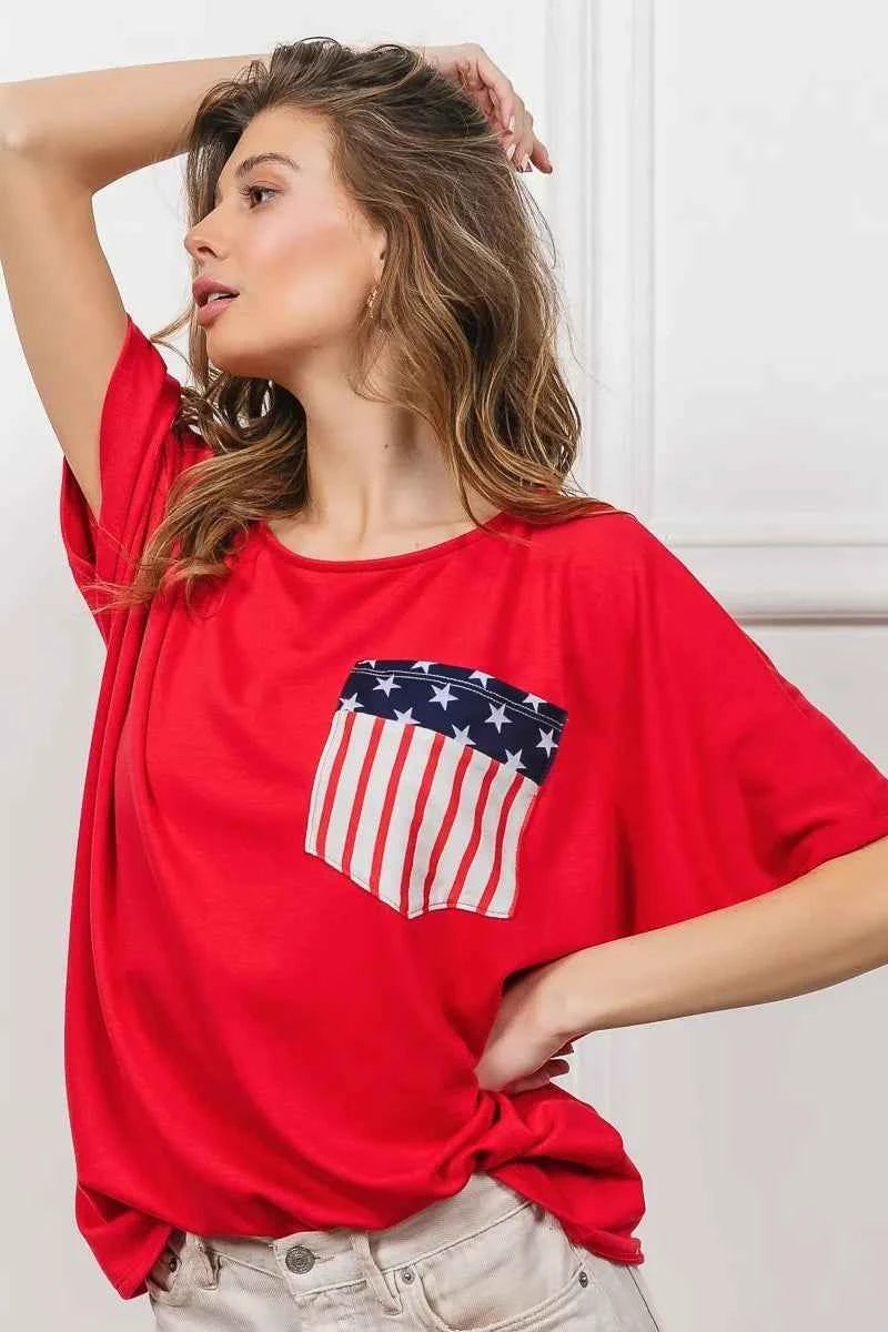 French Terry With Front Pocket Dolman Sleeves Top 332b672e99a24270bbb1571048a9f862-Max-Origin