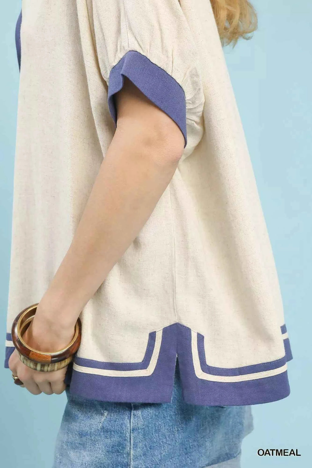 Umgee Linen Button Front Top with Contrast Piping 335dad67-d308-4a0a-977f-e495a382b771-Max-Origin