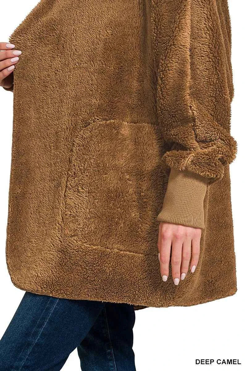 Zenana Hooded Faux Fur Jacket with Pockets 337c7c89f06f4404b66a7d2d6457297d-Max-Origin