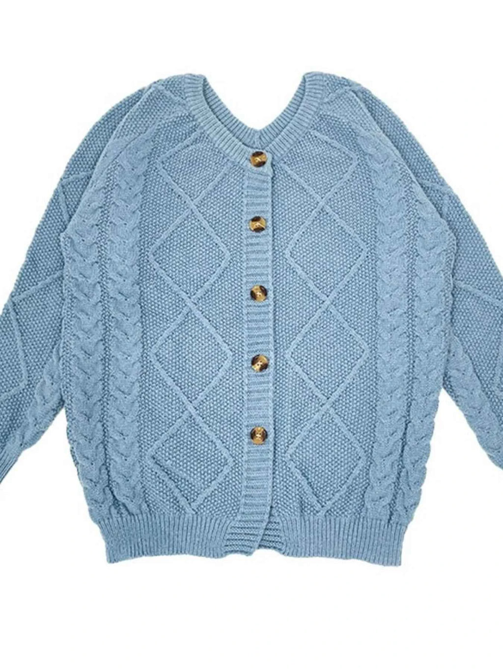 Button-Front Long Sleeve Cardigan 338d90f5bf40435399d8c9ed50b71c4b-Max-Origin