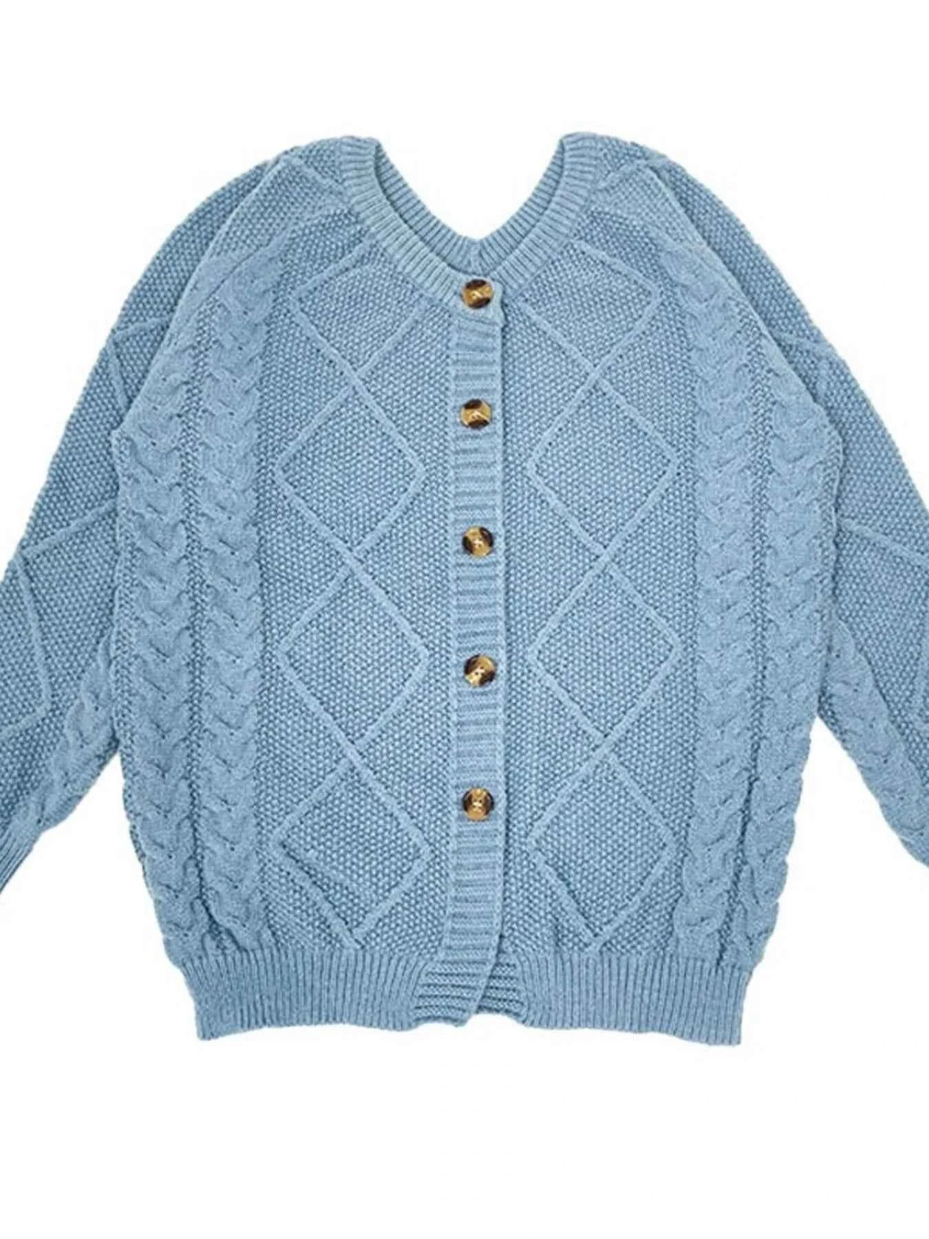 Button-Front Long Sleeve Cardigan 338d90f5bf40435399d8c9ed50b71c4b-Max-Origin
