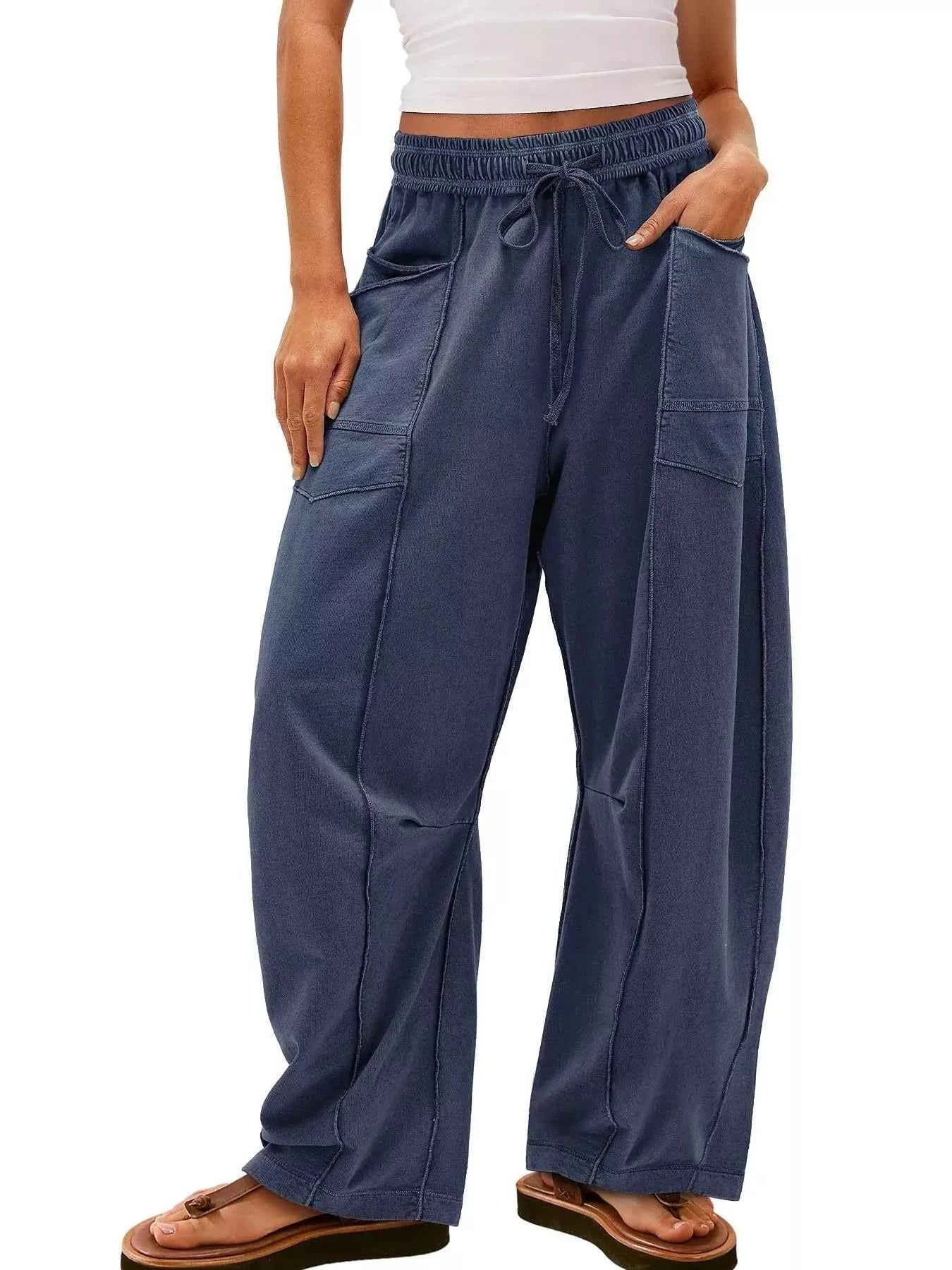 Drawstring Wide Leg Pants Dark Blue 33a0d9c8-2493-45d8-98b8-a9973bca4c3f-Max-Origin