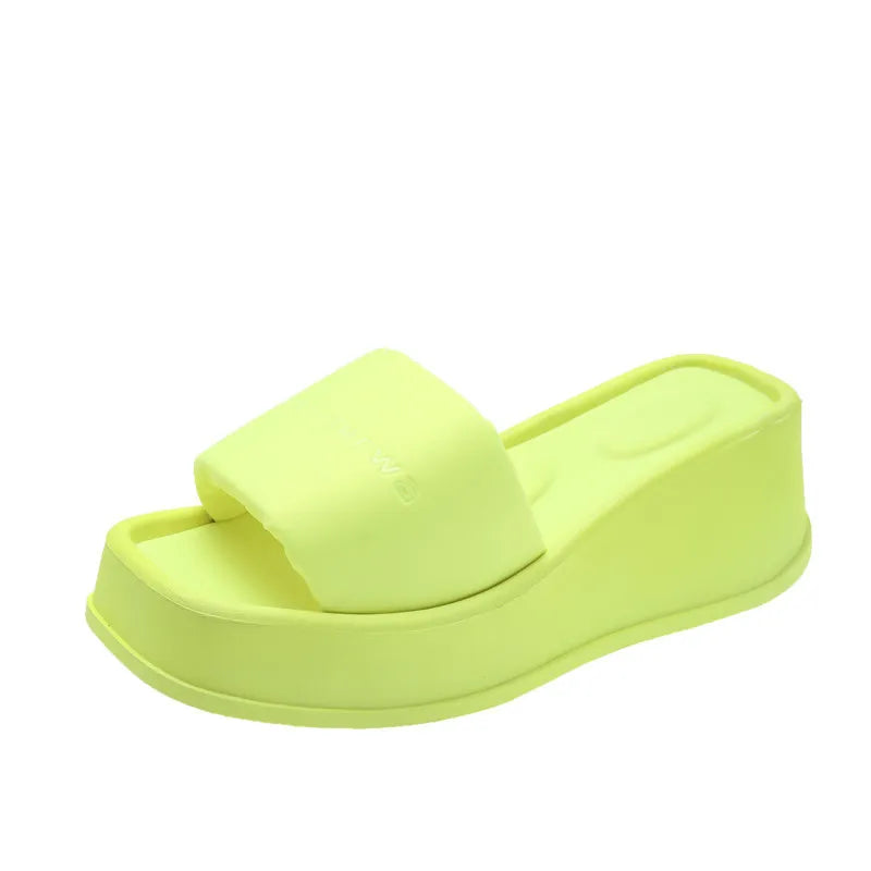 Open Toe Wedge Sandals Lime 3406f957-8264-40bd-8701-84b516151da5-Max-Origin