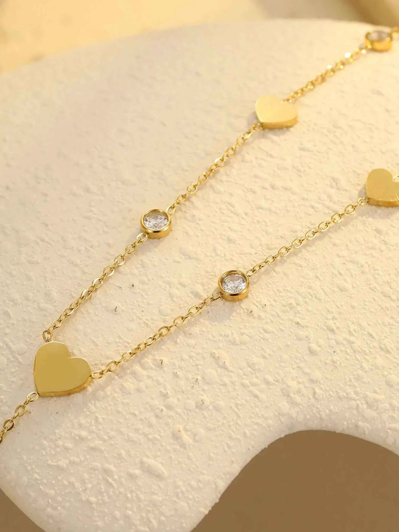 18K Gold-Plated Heart Zircon Necklace 343c2127-d4f1-4bb2-974f-39047bf63596-Max-Origin