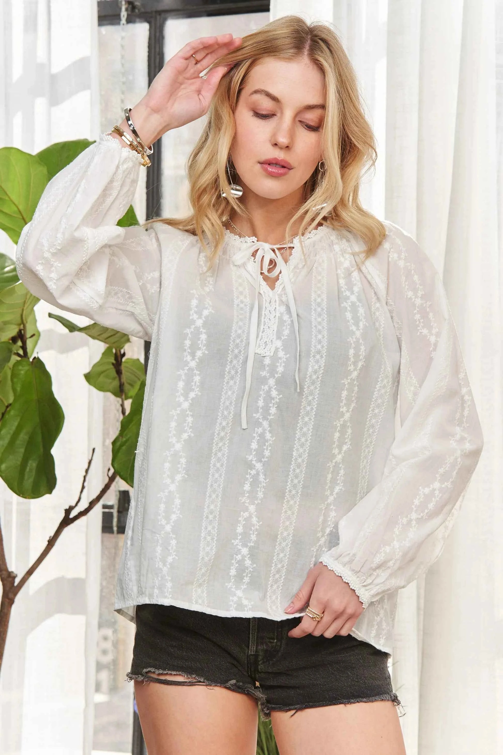 ADORA Cotton Peasant Top 344e1076450d444095bda7134ef09845-Max-Origin