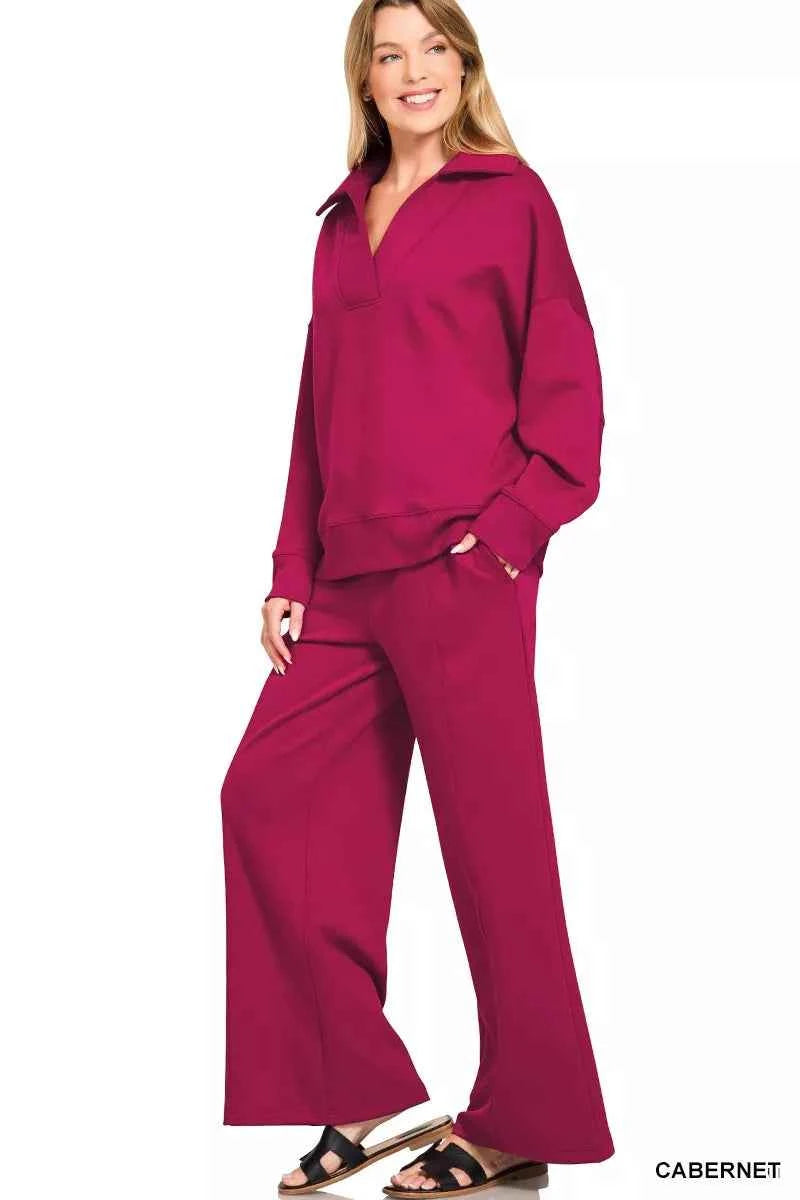 Zenana Scuba Collared Pullover and Pants Set 34619f631dc24df28fb5ecbc5a1b6513-Max-Origin