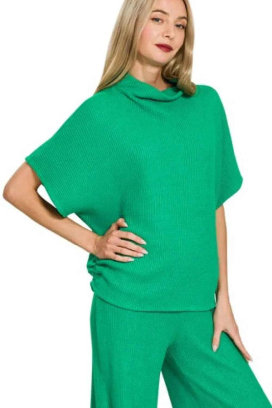 Zenana Sweater Mock Neck Top & Long Pants Set 346d6f03-47b1-4f26-9ec4-c95803e5571f-Max-Origin