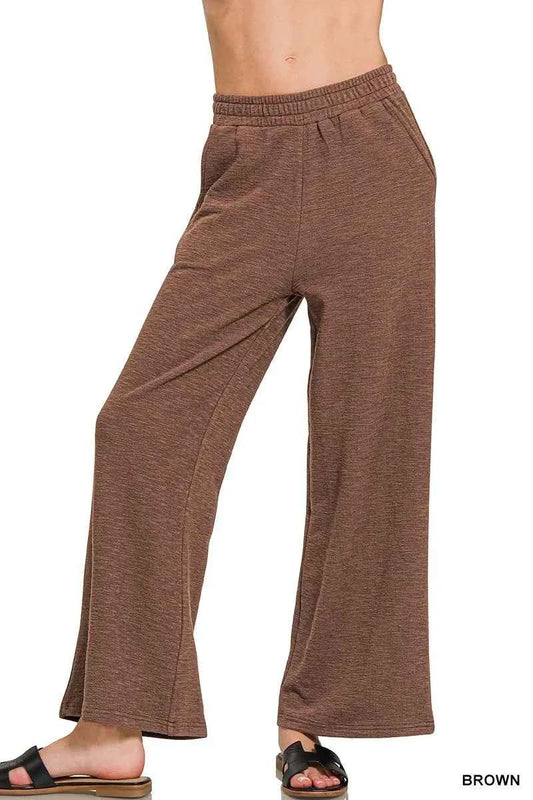 Zenana Cotton Slub Wide Leg Pants 34738acec213464c98199c01b4f64cab-Max-Origin