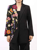 Pearl Detail Flower Lapel Collar Blazer 347d2f96-7721-41d7-816c-189707713b2f-Max-Origin