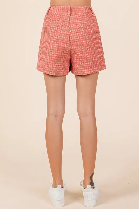 Tweed Classic Shorts with Side Pockets 348e2d2e-f664-4759-b8e6-ccbad9ddc1e4-Max