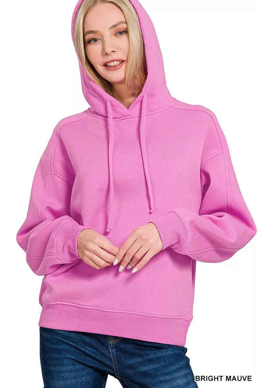Zenana Drawstring Relaxed Fit Fleece Hoodie 34927d3e-0900-4aa7-ae8c-ddd44860a42e-Max-Origin