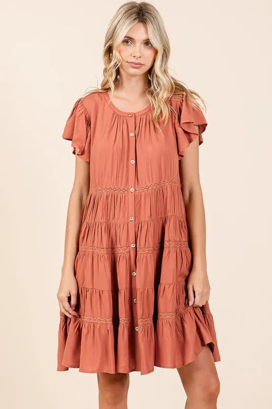 Mittoshop Lace Detail Ruffled Button Down Tiered Dress 34969e1e-bba3-44a8-ae9a-3416e5333479-Max