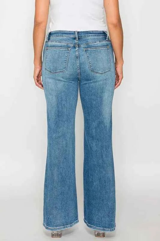 bytos Full Size Cat's Whiskers Mid Rise Bootcut Jeans 349dc063-b16b-4e3a-88f1-ad731ad25b83-Max