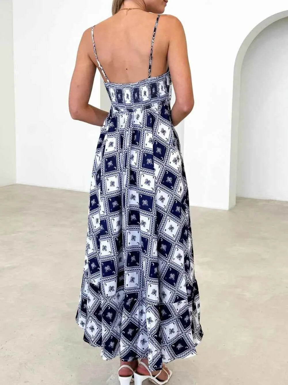Printed Square Neck Cami Maxi Dress 34a9c104-8008-4361-8d17-a70a4c5b4c63-Max
