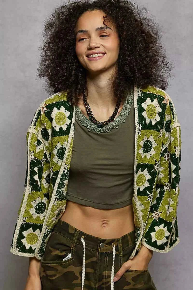 POL Open Front Cardigan with Varied Patterns 34c9cc3d-ade3-4b53-9315-27a935dcea04-Max-Origin