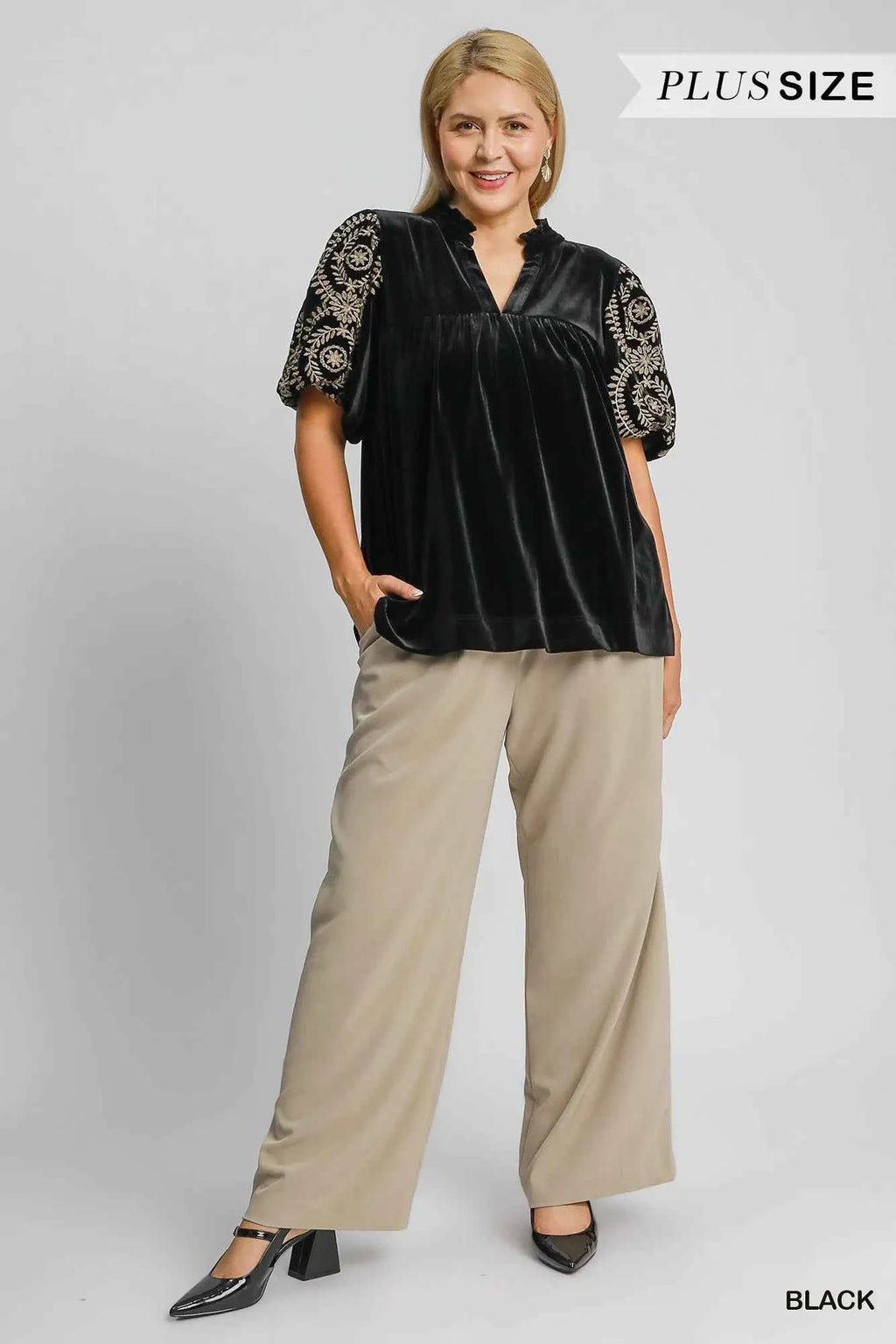 Umgee Full Size Velvet Embroidered Sleeve Blouse Plus Size 34d54be8-6c90-4b2a-9938-1c7851527220-Max-Origin