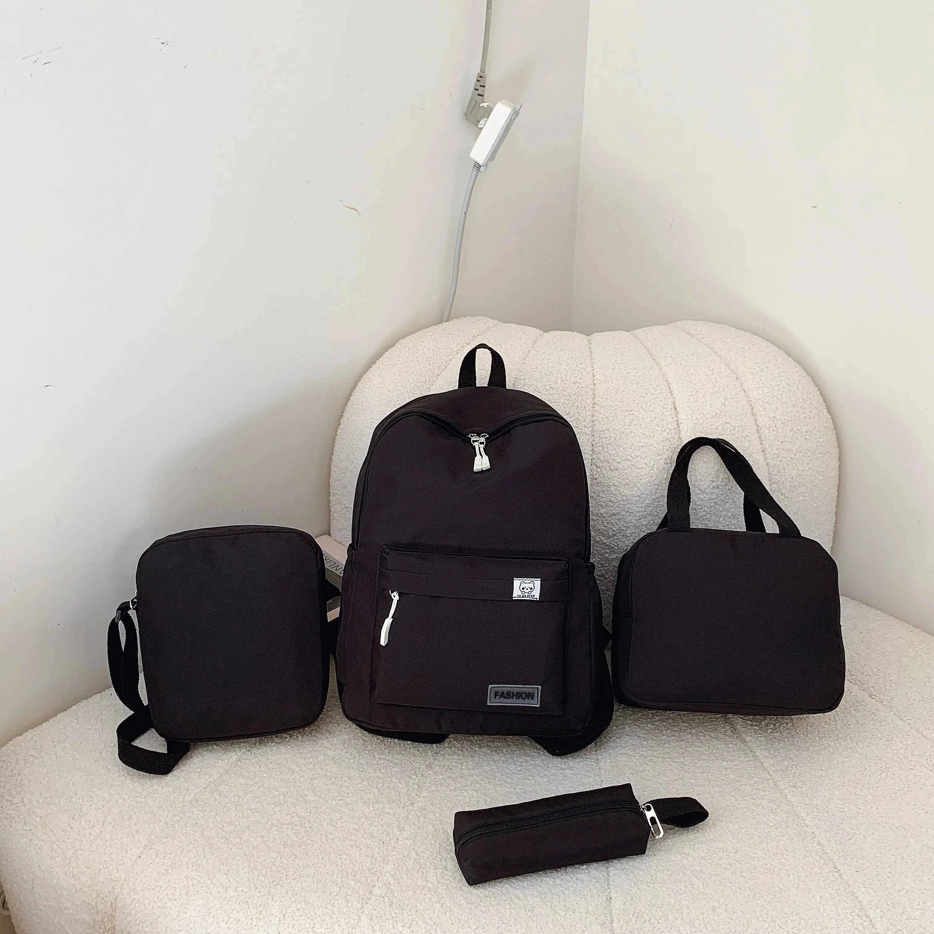 4-Piece Canvas Bag Set Black onesize 34f5b19f2a3f4cd2b65d36e20e65fdcd-Max-Origin