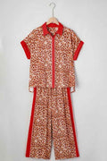 Leopard Contrast Trim Top and Pant Set Brown1 34fd80f6-99ec-478d-a5b8-8164799cc35c