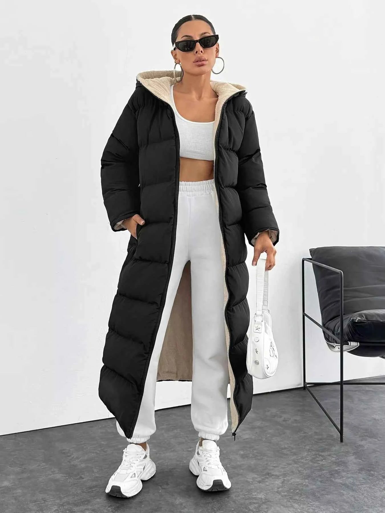 Quilted Hooded Longline Puffer Coat 350a7552eae44285989d4b9b767cd094-Max-Origin