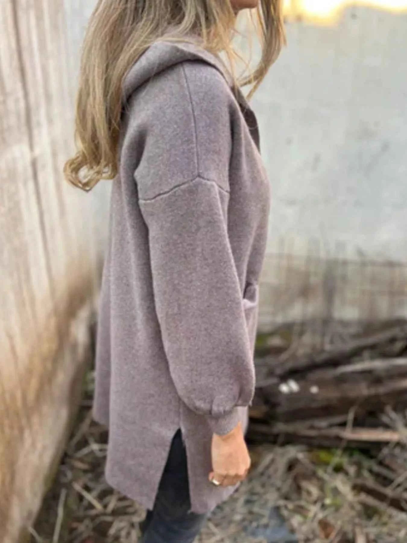Full Size Open Front Hooded Cardigan Plus Size 35264e0e-aca6-4845-9e1f-3794c361671d-Max-Origin