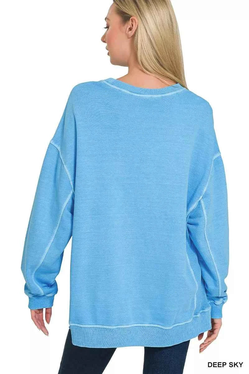 Zenana Full Size French Terry Pigment Dye & Enzyme Washing Pullover Plus Size 35485e3ee1d84841870e8e3e5c269c61-Max-Origin