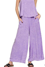 Zenana Woven Acid Crinkle Washed Cami & Pants 2 Piece Set 356894d3-58d6-4e96-852a-6818bf6cfca0-Max-Origin