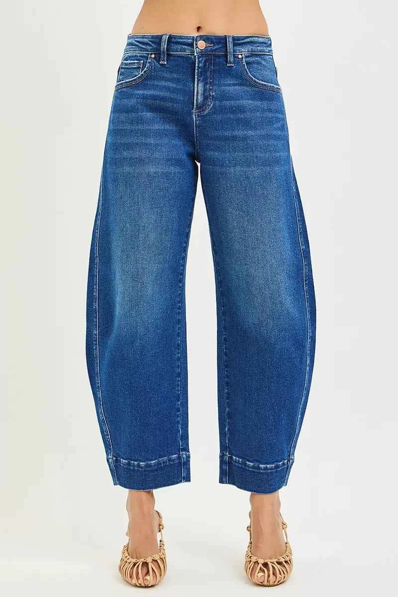 RISEN Mid Rise Crop Barrel Jeans 356f3093365344ca9ca6bfa126902121-Max-Origin
