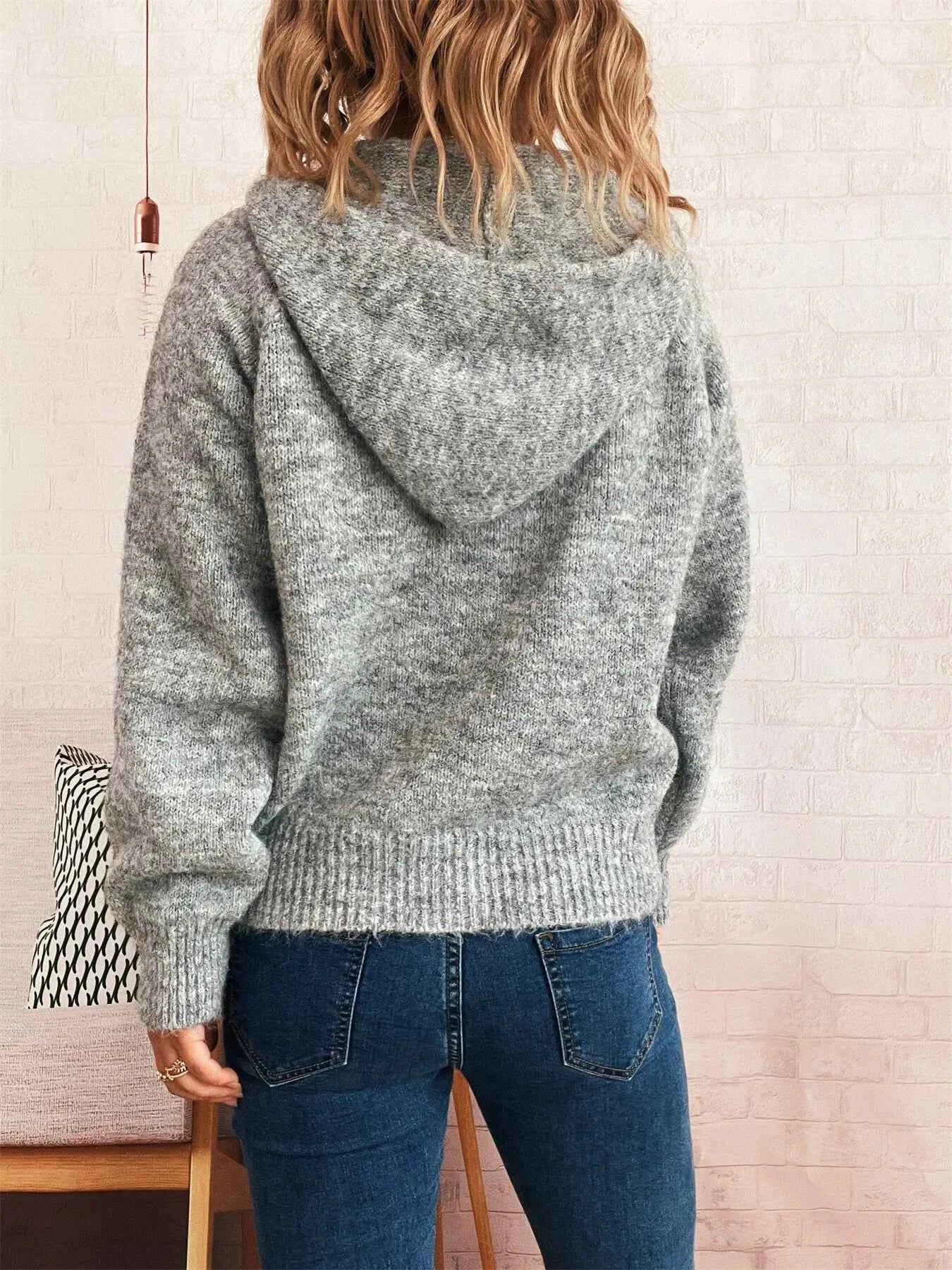 Quarter Zip Ribbed Hem Sweater 358c469748eb40e7aba58a9873a3613b-Max-Origin