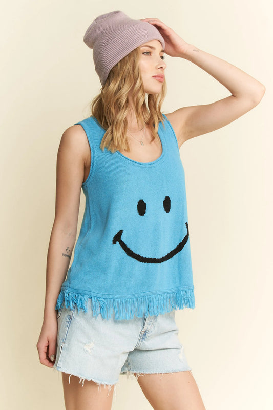 Smiley Fringe Tank Top 35b88a49dd974af2ab046f907c8c8076-Max-Origin