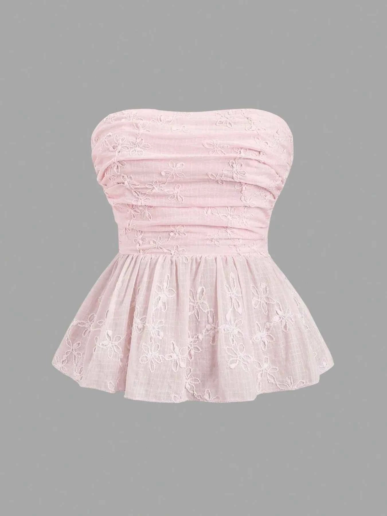 Embroidered Smocked Tube Top 35c3328a-a8fa-4fa7-b41c-8ee9eef7032c-Max-Origin