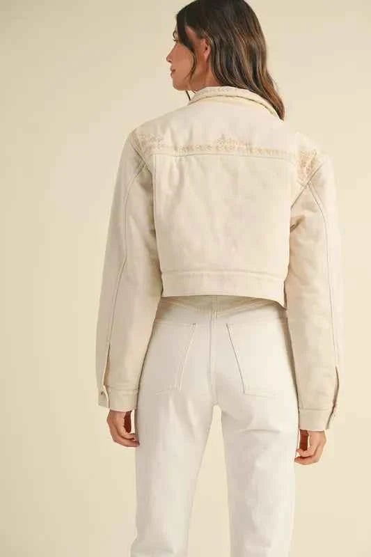 MABLE Embroidered Quilted Cropped Jacket 35ce2e6e9789438ab7a1b6d9737d6972-Max-Origin