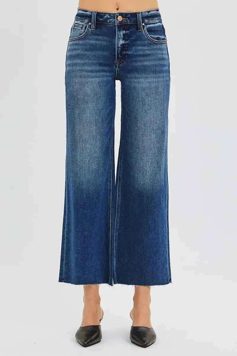 RISEN Full Size Mid Rise Crop Wide Raw Cut Hem Jeans Plus Size 35d407f6455c483b8bec005fbe1141da-Max-Origin