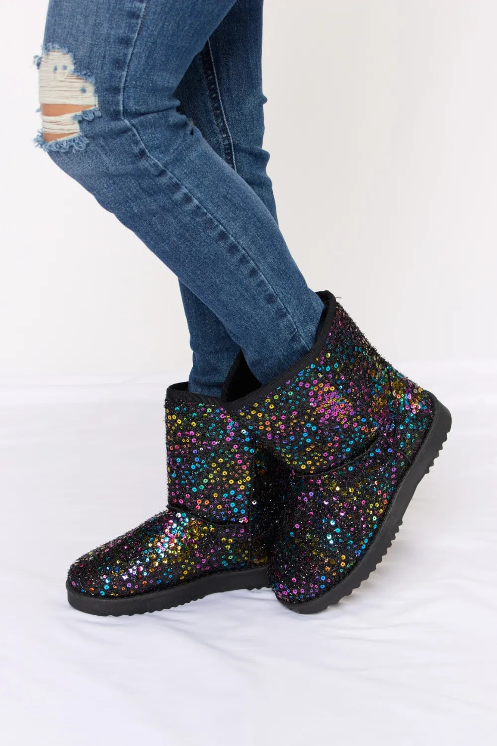 Forever Link Sequin Thermal Flat Boots 35d52abc-ed8b-4053-9149-7f376f7b1d29-Max